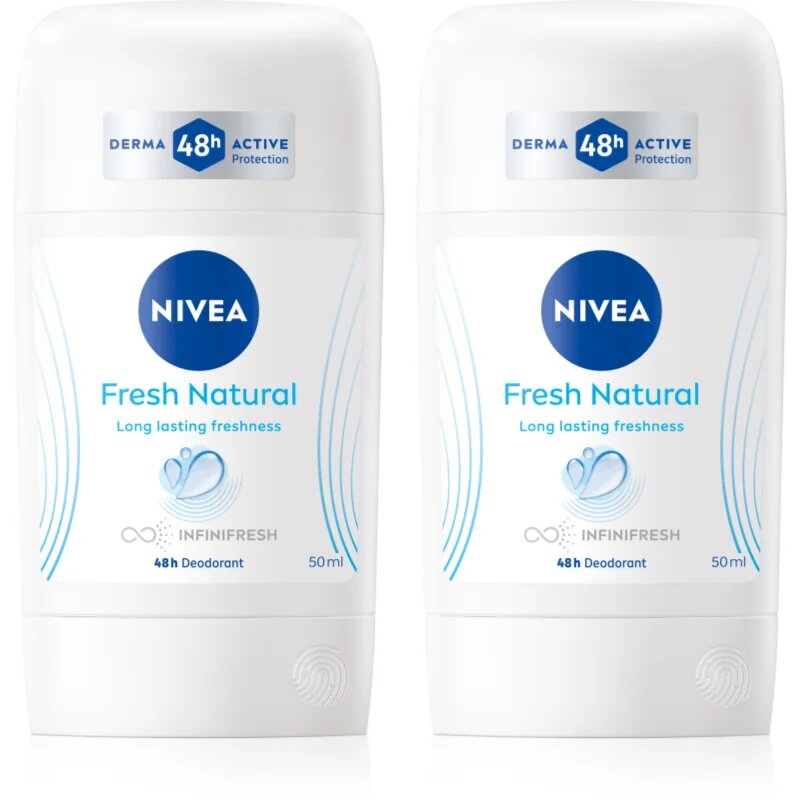 Nivea Fresh Natural tuhý deodorant výhodné balení