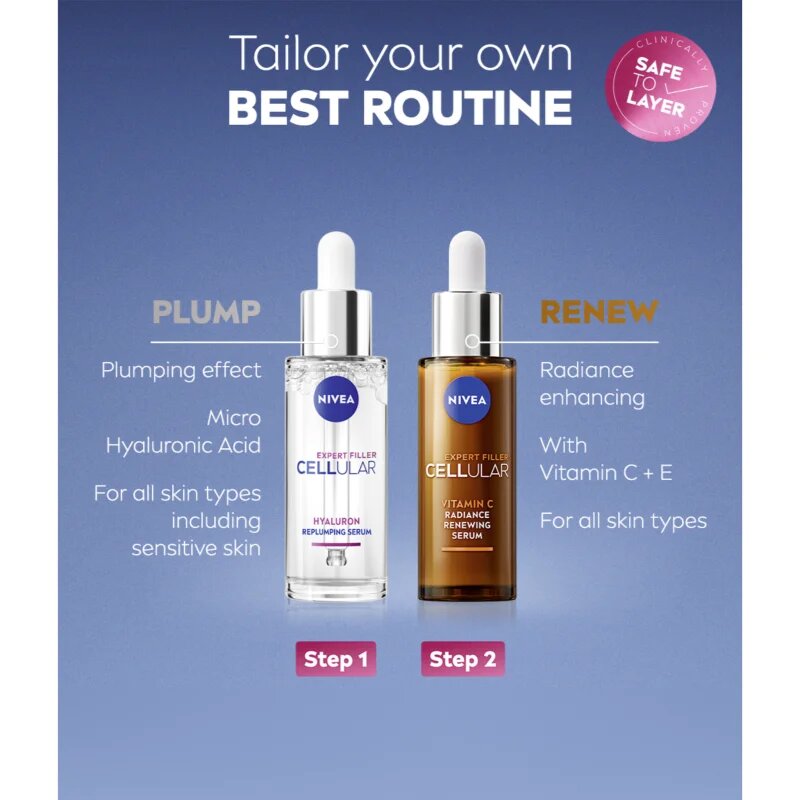 Nivea Hyaluron Cellular Filler výhodné balení pro zpevnění pleti