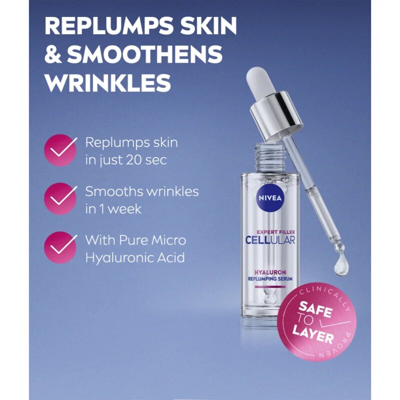 Nivea Hyaluron Cellular Filler výhodné balení pro zpevnění pleti