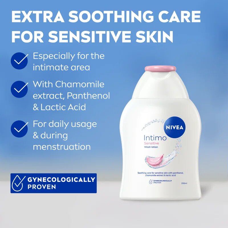 Nivea Intimo Sensitive emulze pro intimní hygienu 250 ml