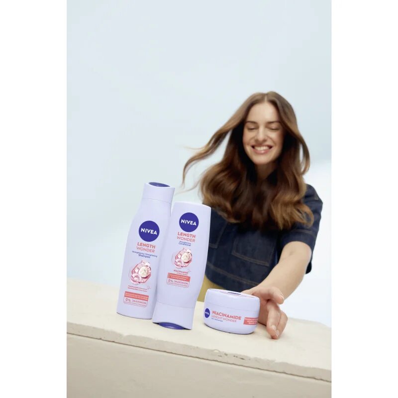 Nivea Length Wonder posilující šampon na roztřepené konečky vlasů 400 ml