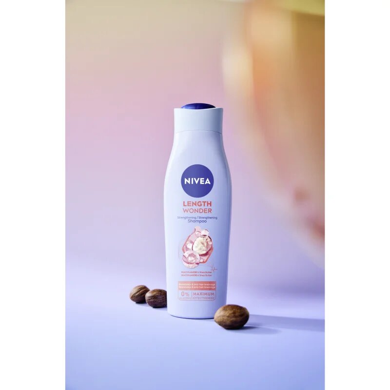Nivea Length Wonder posilující šampon na roztřepené konečky vlasů 400 ml