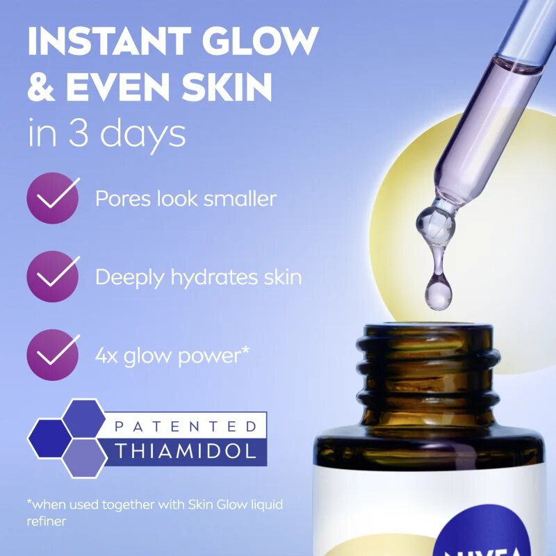 Nivea Luminous 630 Skin Glow rozjasňující pleťové sérum 15 ml