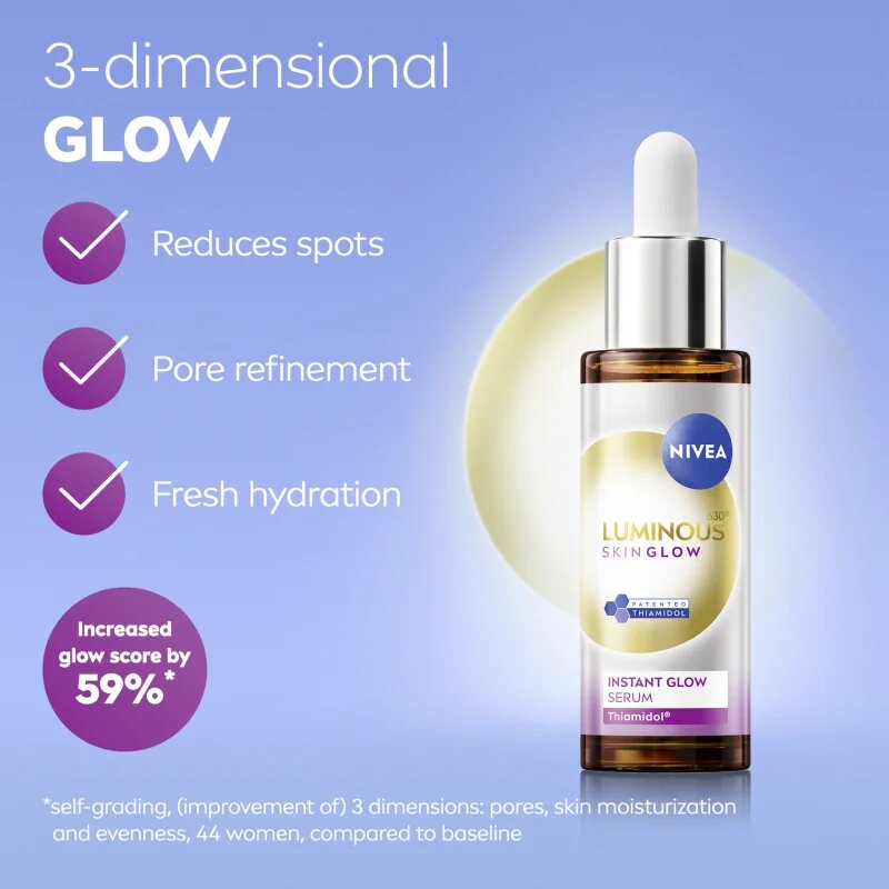 Nivea Luminous 630 Skin Glow rozjasňující pleťové sérum 30 ml