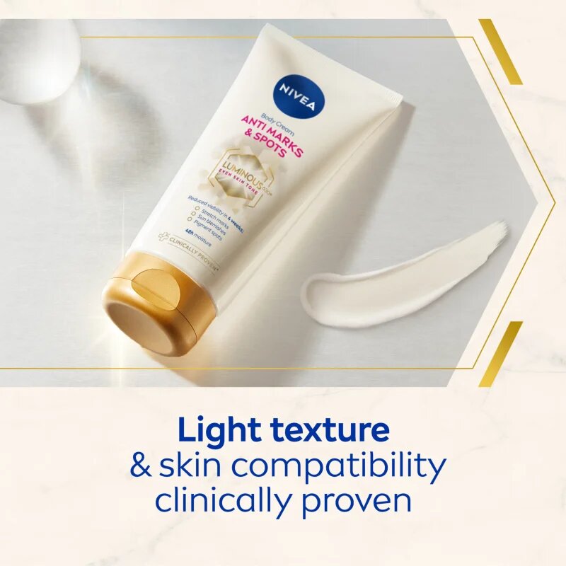 Nivea Luminous 630 výživný tělový krém proti striím 200 ml