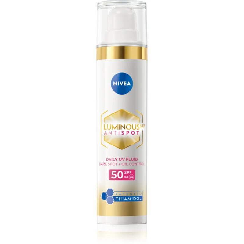 Nivea Luminous denní krém proti pigmentovým skvrnám SPF 50 40 ml