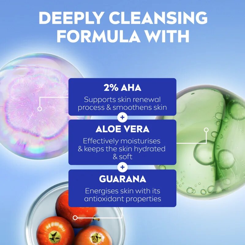 Nivea Luminous Skin Glow čisticí pleťový gel pro rozjasnění pleti 150 ml