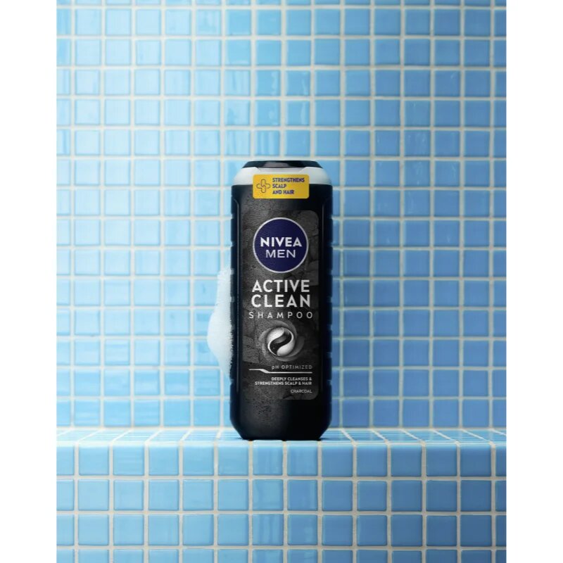 Nivea MEN Active Clean hloubkově čisticí šampon s aktivním uhlím 500 ml