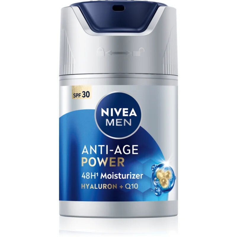 Nivea MEN Anti-Age Power intenzivní hydratační krém proti vráskám SPF 30 50 ml