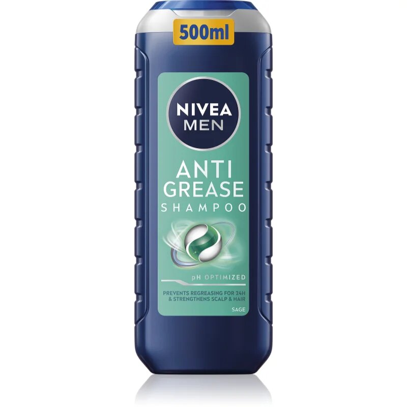 Nivea MEN Anti Grease šampon pro mastnou vlasovou pokožku 500 ml