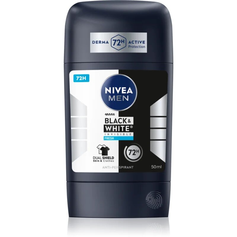 Nivea MEN Black & White Invisible Fresh tuhý antiperspirant pro muže 50 ml
