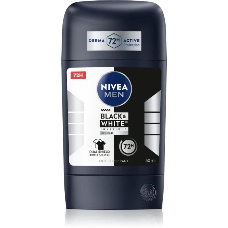 Nivea MEN Black & White Invisible Original tuhý antiperspirant pro muže 50 ml