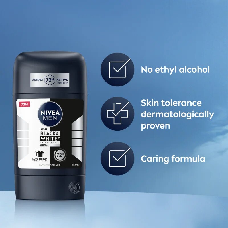Nivea MEN Black & White Invisible Original tuhý antiperspirant výhodné balení
