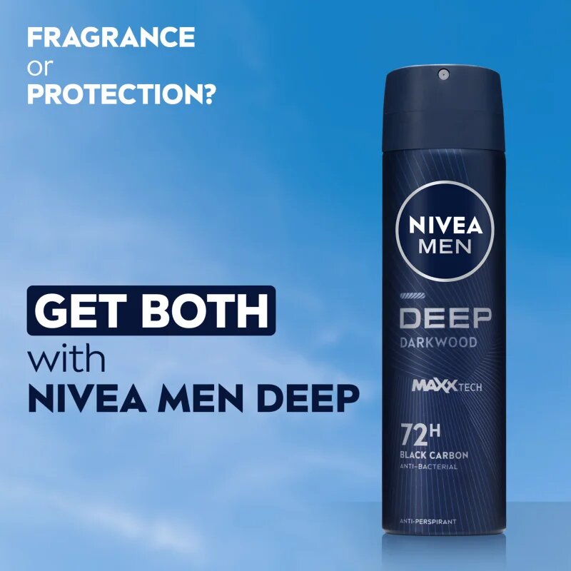 Nivea MEN Deep antiperspirant ve spreji pro muže 150 ml