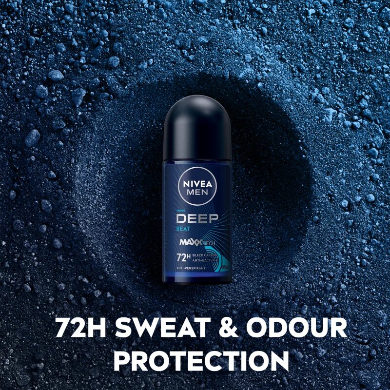 Nivea MEN Deep Beat kuličkový antiperspirant 72h pro muže 50 ml