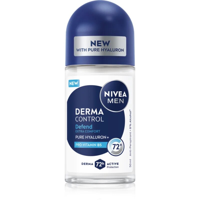 Nivea MEN Derma Control Defend kuličkový antiperspirant pro muže 50 ml