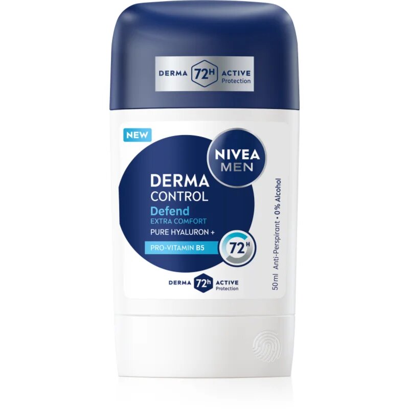Nivea MEN Derma Control Defend tuhý antiperspirant pro muže 50 ml