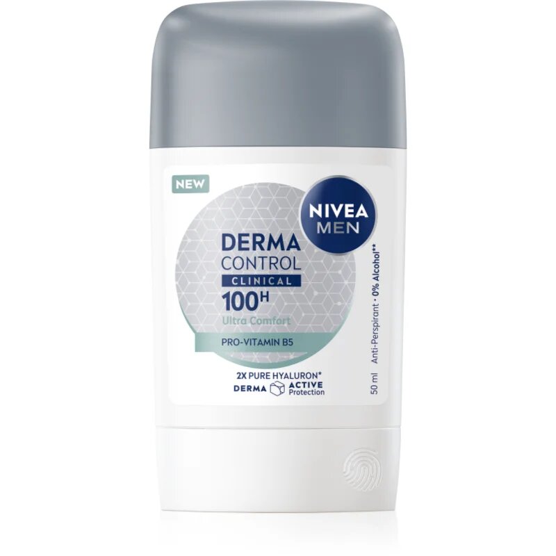 Nivea MEN Derma Dry Control tuhý antiperspirant 50 ml