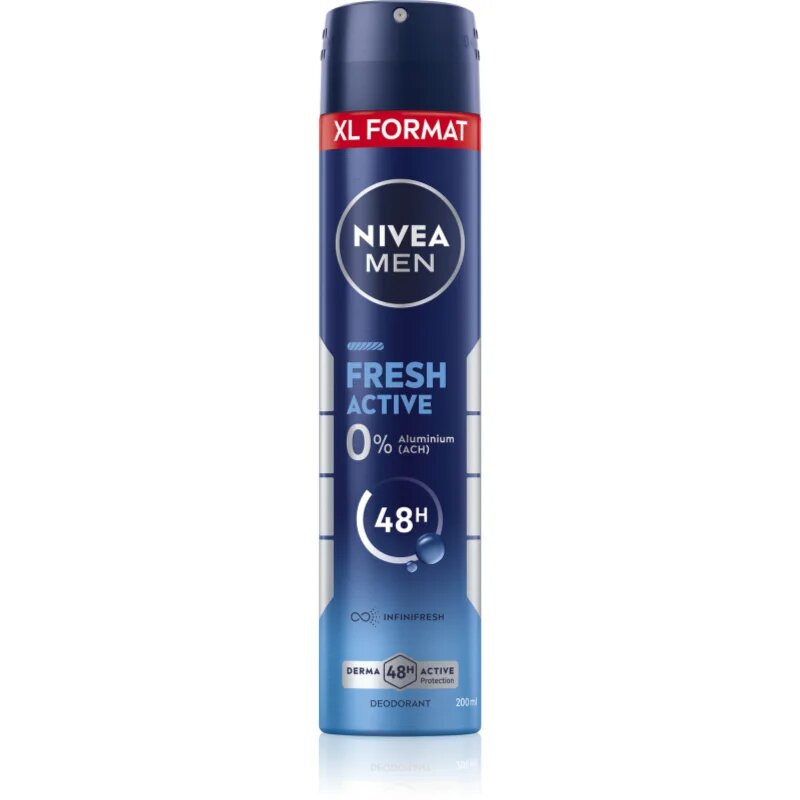 Nivea MEN Fresh Active deodorant ve spreji pro muže 200 ml