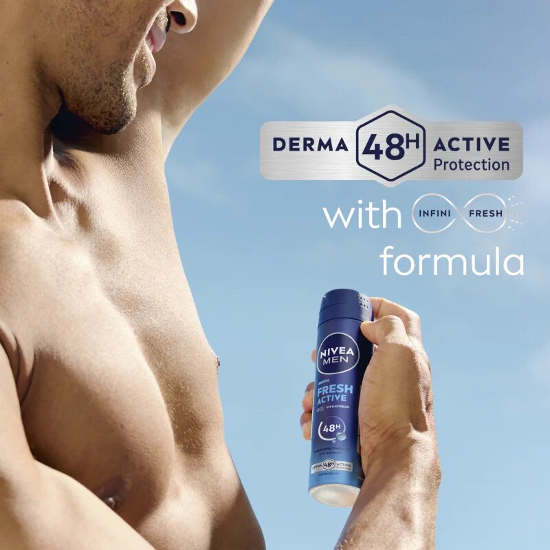 Nivea MEN Fresh Active deodorant ve spreji pro muže 200 ml