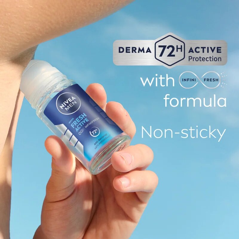 Nivea MEN Fresh Active kuličkový antiperspirant pro muže 50 ml