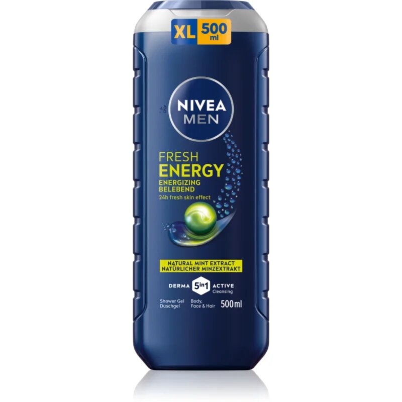 Nivea MEN Fresh Energy sprchový gel pro muže 500 ml