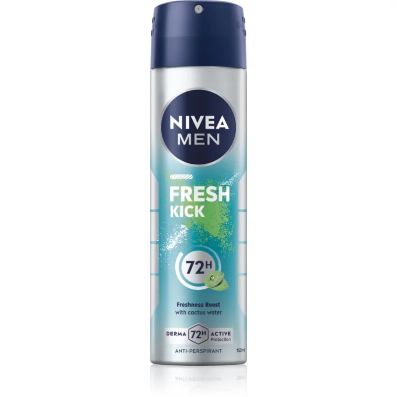 Nivea MEN Fresh Kick antiperspirant ve spreji 48h 150 ml