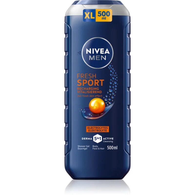 Nivea MEN Fresh Sport sprchový gel s minerály pro muže 500 ml