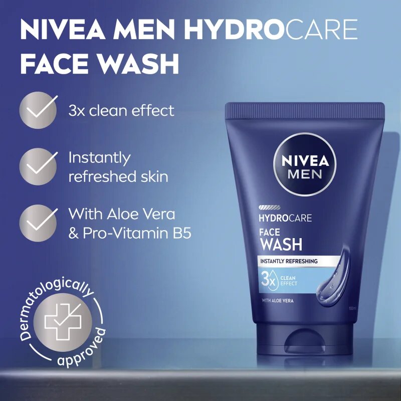 Nivea MEN Hydrocare hydratační čisticí gel 100 ml