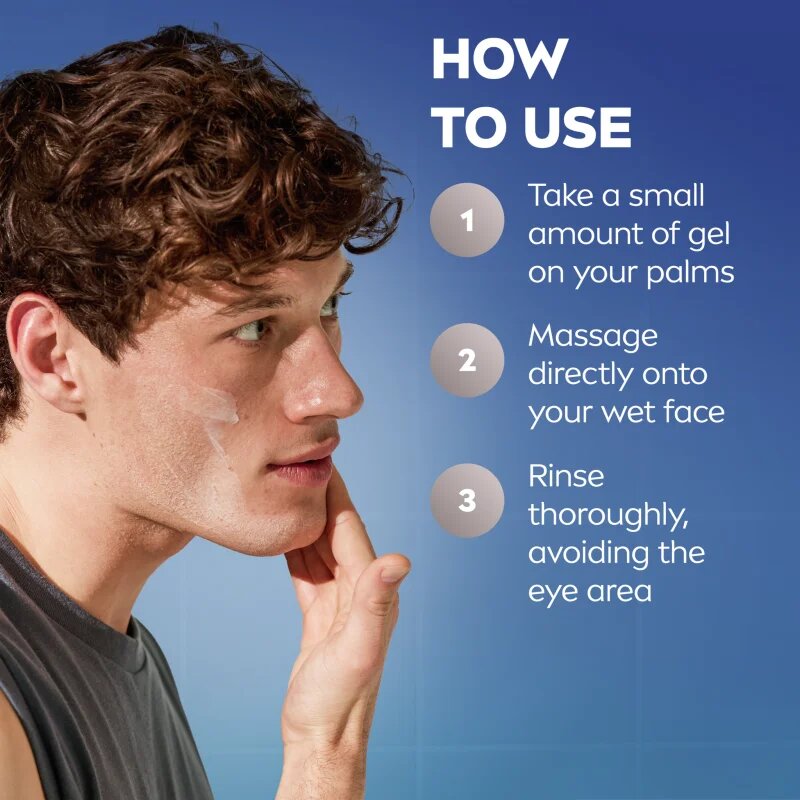 Nivea MEN Hydrocare hydratační čisticí gel pro muže 150 ml