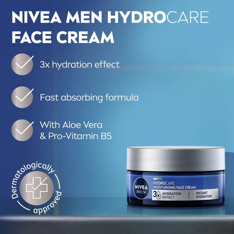 Nivea MEN Hydrocare intenzivní hydratační krém pro muže 50 ml