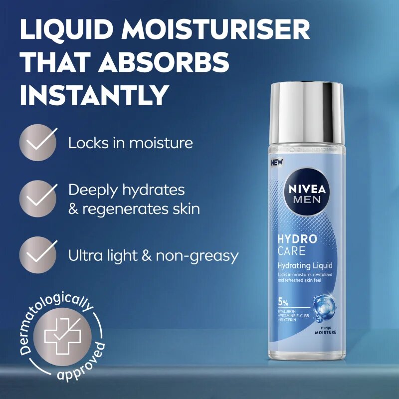 Nivea MEN Hydrocare lehký hydratační fluid 100 ml