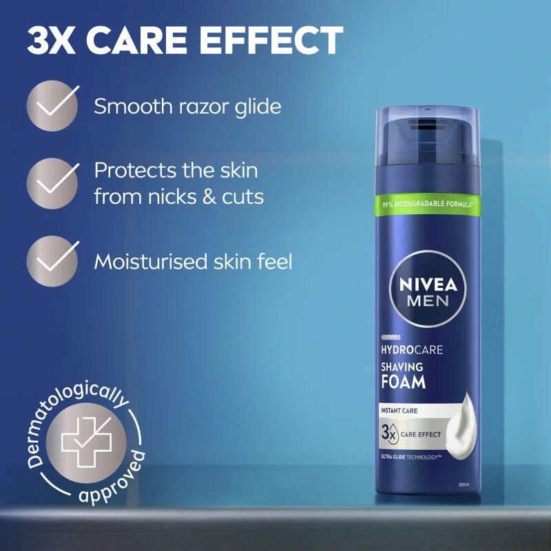 Nivea MEN Hydrocare pěna na holení pro muže 200 ml