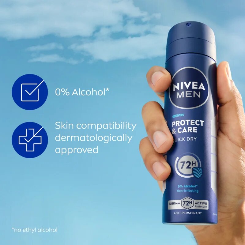Nivea MEN Protect & Care antiperspirant ve spreji pro muže 150 ml
