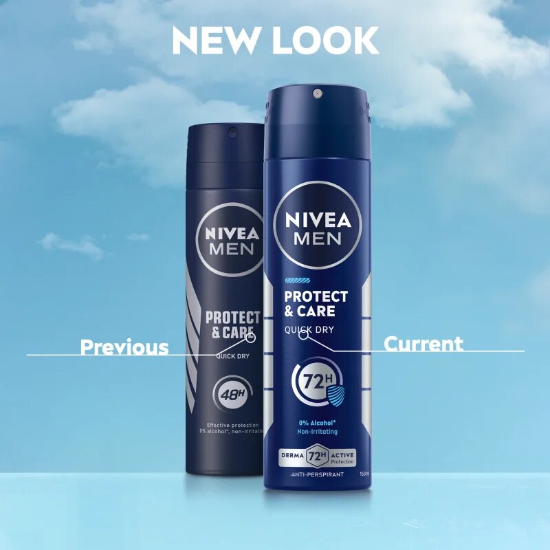 Nivea MEN Protect & Care antiperspirant ve spreji pro muže 150 ml
