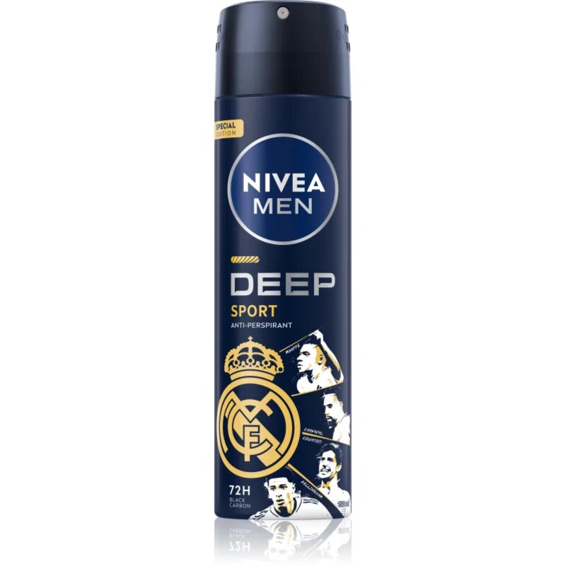 Nivea MEN Real Madrid antiperspirant ve spreji limitovaná edice 150 ml