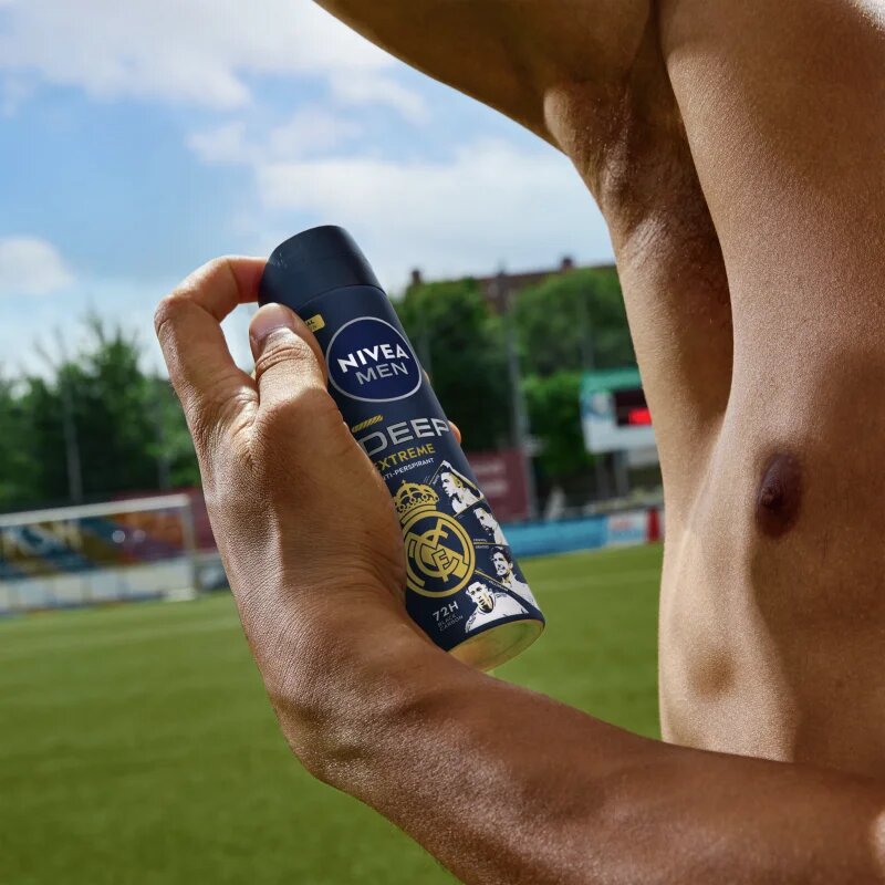 Nivea MEN Real Madrid antiperspirant ve spreji limitovaná edice 150 ml