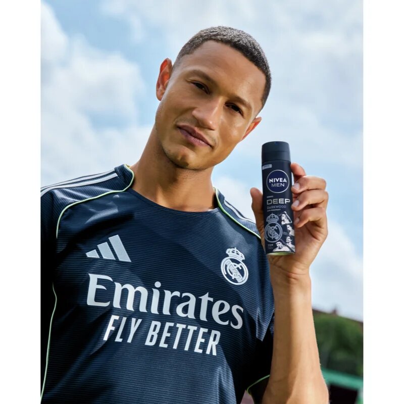 Nivea MEN Real Madrid antiperspirant ve spreji limitovaná edice 150 ml