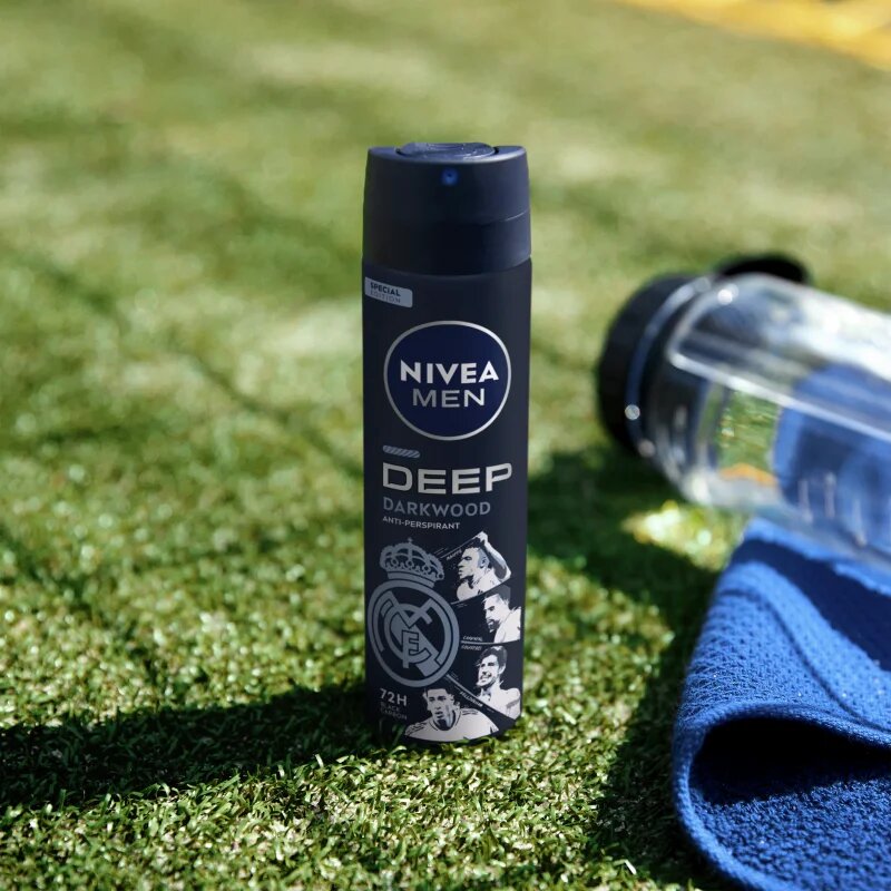 Nivea MEN Real Madrid antiperspirant ve spreji limitovaná edice 150 ml