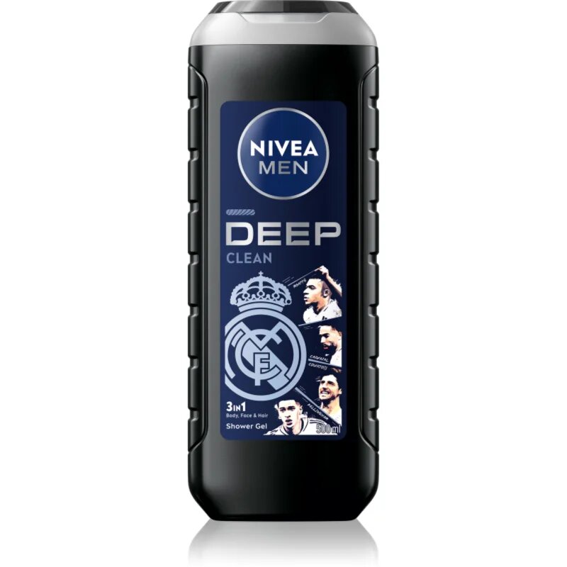 Nivea MEN Real Madrid hydratační sprchový gel 3 v 1 500 ml