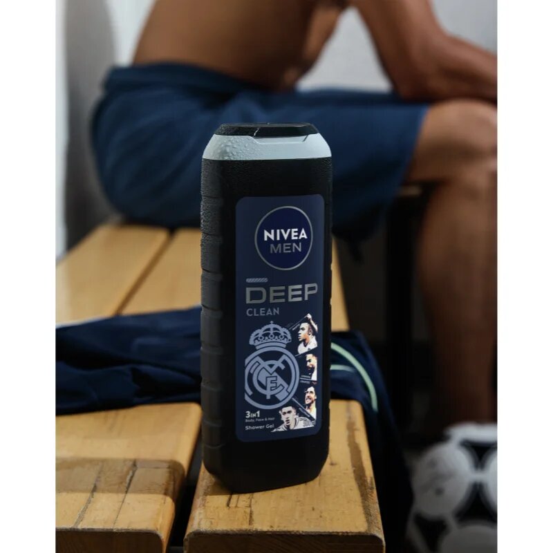 Nivea MEN Real Madrid hydratační sprchový gel 3 v 1 500 ml