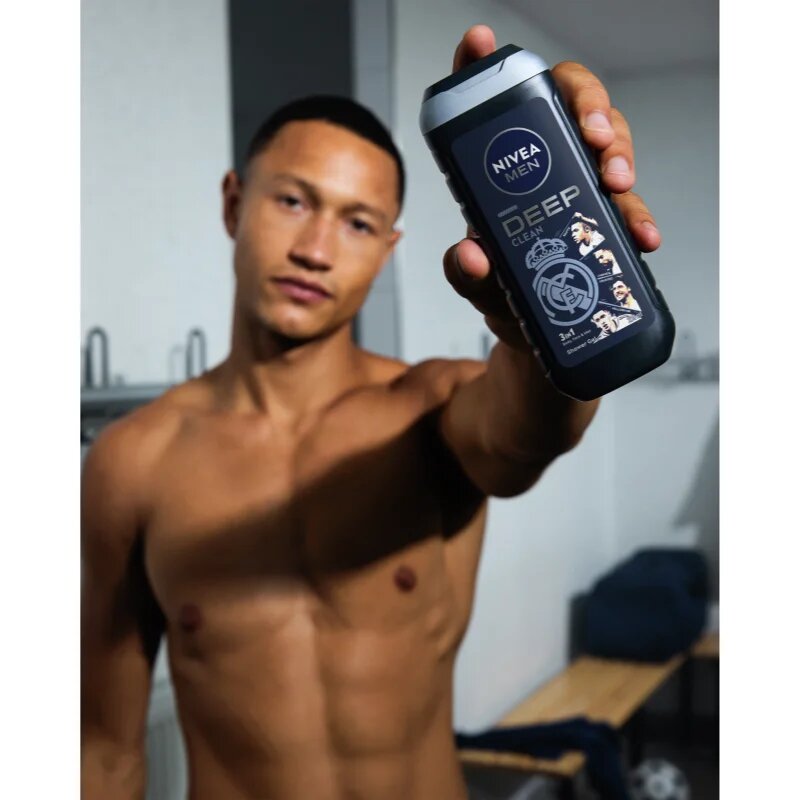Nivea MEN Real Madrid osvěžující sprchový gel 3 v 1 250 ml