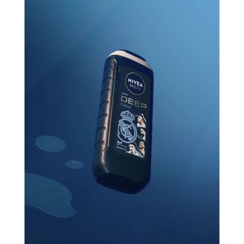 Nivea MEN Real Madrid osvěžující sprchový gel 3 v 1 250 ml