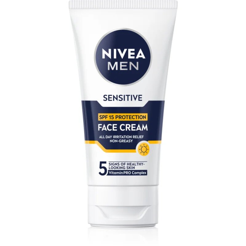 Nivea MEN Sensitive ochranný krém pro muže SPF 15 75 ml