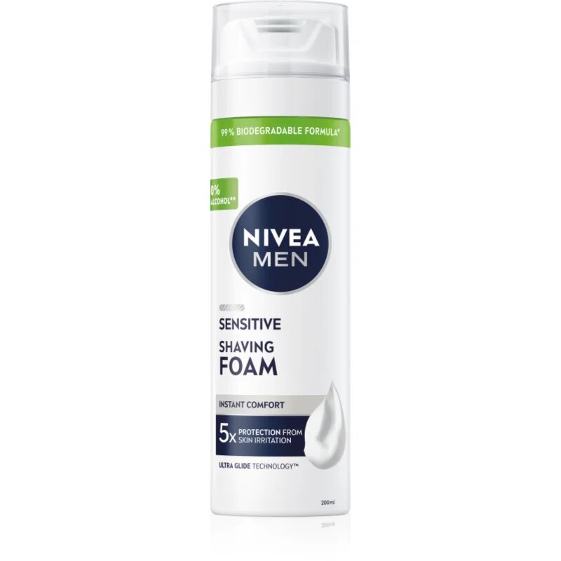Nivea MEN Sensitive pěna na holení pro muže 200 ml