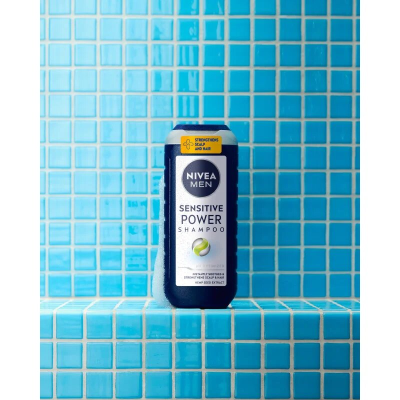 Nivea MEN Sensitive Power posilující šampon pro citlivou vlasovou pokožku 250 ml