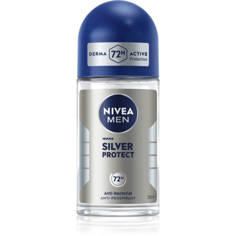 Nivea MEN Silver Protect kuličkový antiperspirant pro muže 50 ml