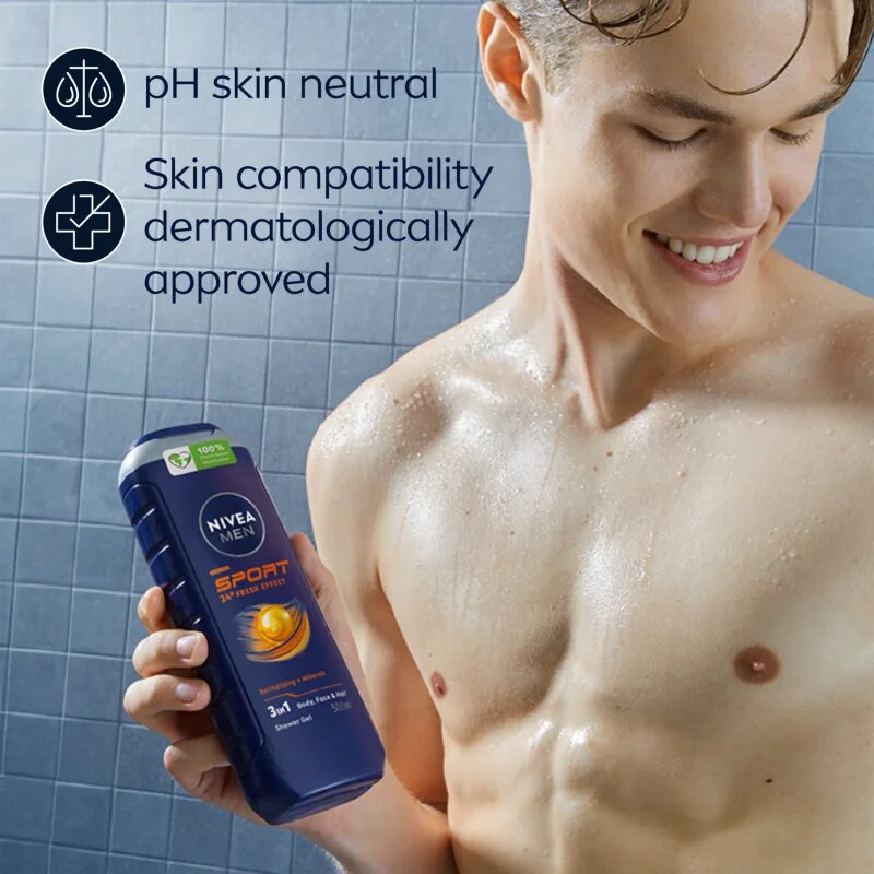 Nivea MEN Sport sprchový gel pro muže výhodné balení