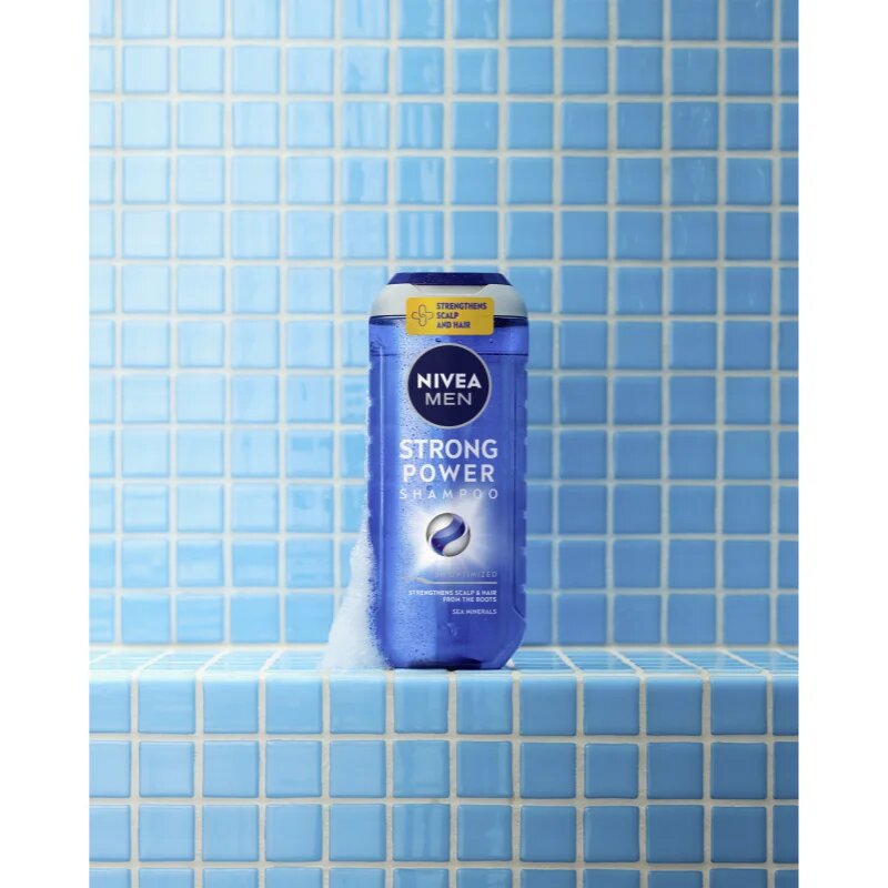 Nivea MEN Strong Power šampon pro růst vlasů a posílení od kořínků 500 ml