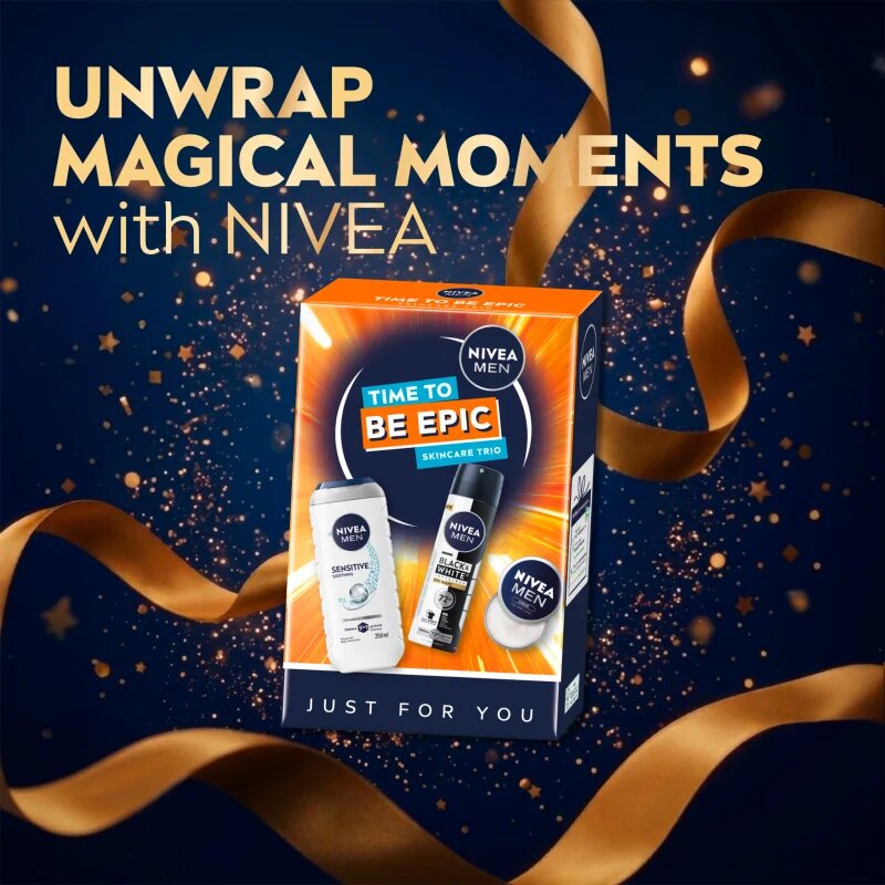 Nivea MEN Time to Be Epic dárková sada na tělo